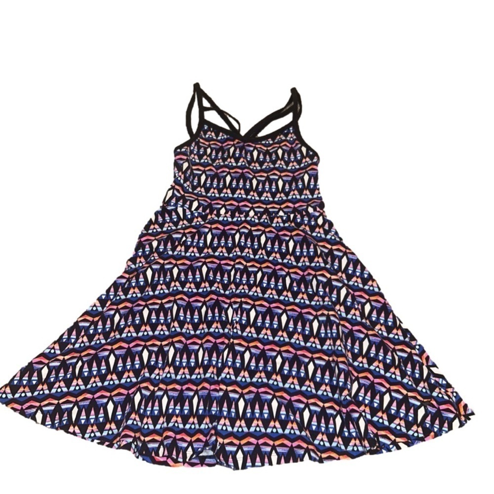 Pink VS Mini Aztec Boho Print Dress XS